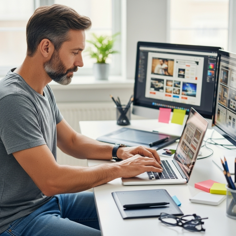 Define goals, audience, and brand identity.