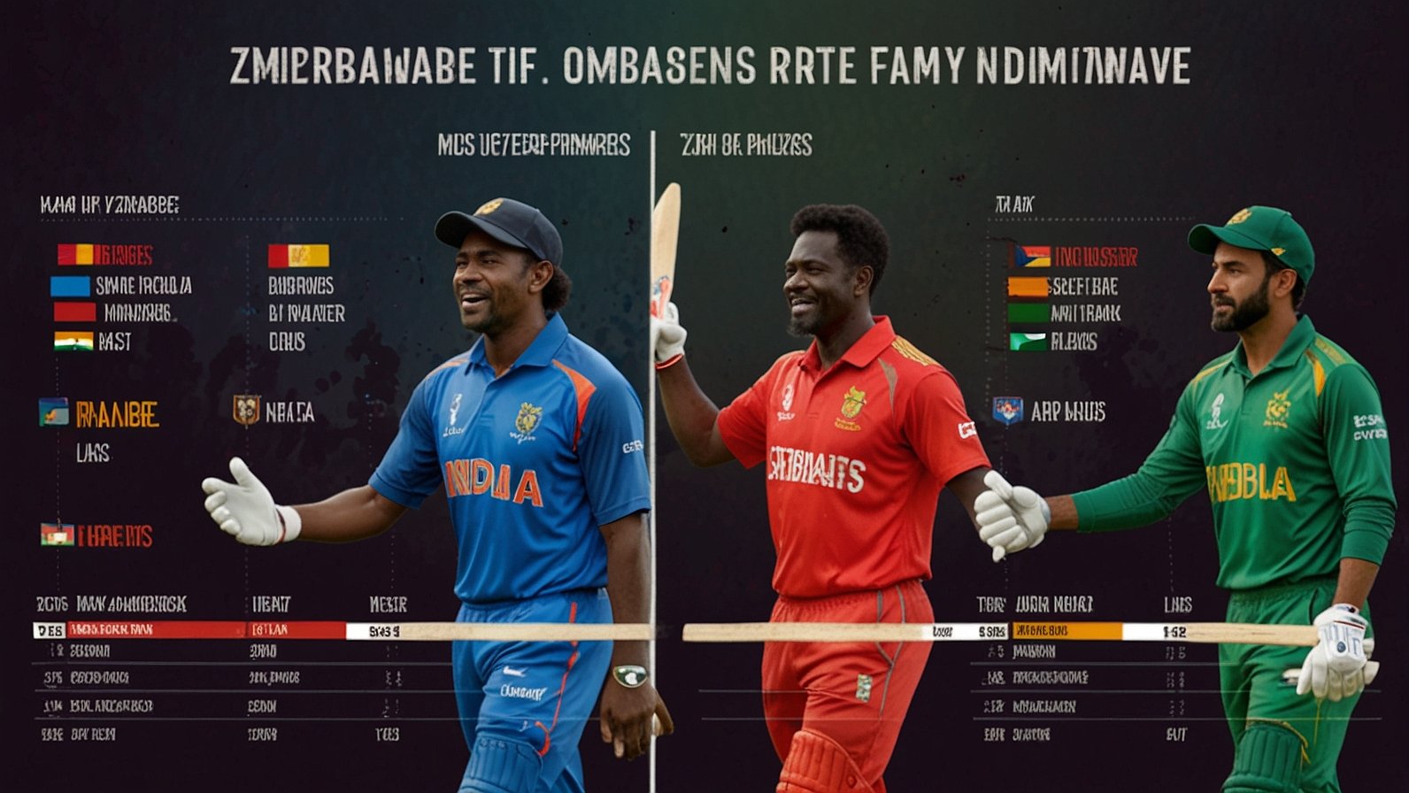 Zimbabwe National Cricket Team vs India National Cricket Team Timeline